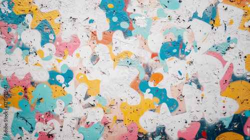 Abstract Splash Art: A vibr...
