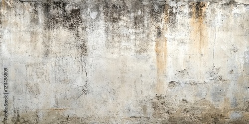 Wallpaper Mural Weathered gray concrete wall with rustic texture featuring cracks and stains providing ample copy space for design or text element use Torontodigital.ca