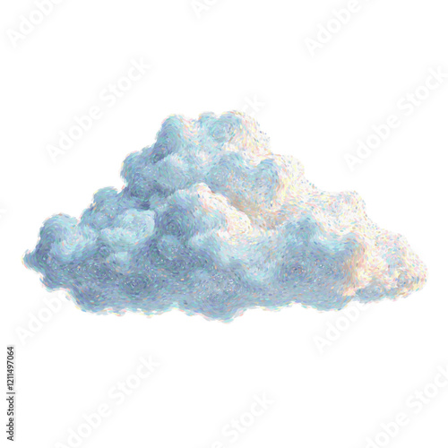 Cloud vector illustration, sky weather design, heaven artwork, climate isolated