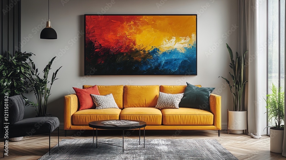 Bold abstract art with colorful brushstrokes, modern and expressive Bold abstract art with colorful brushstrokes, modern and expressive
