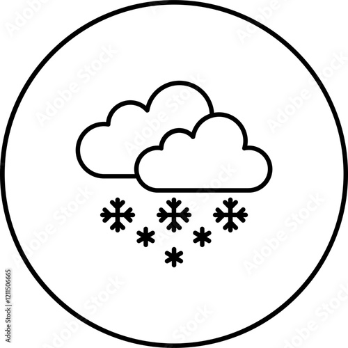 Snowfall Icon photo