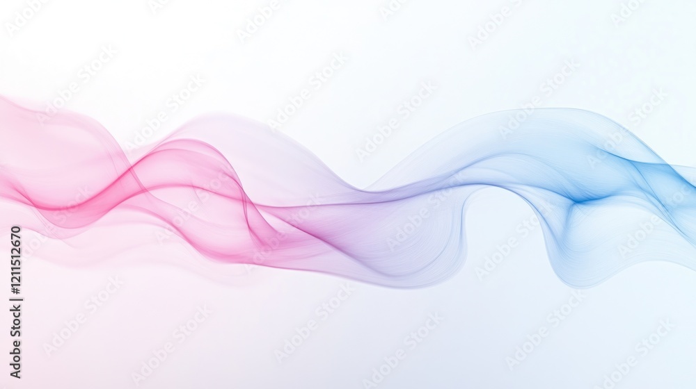 Abstract Pink and Blue Smoke Wave Design Abstract Pink and Blue Smoke Wave Design