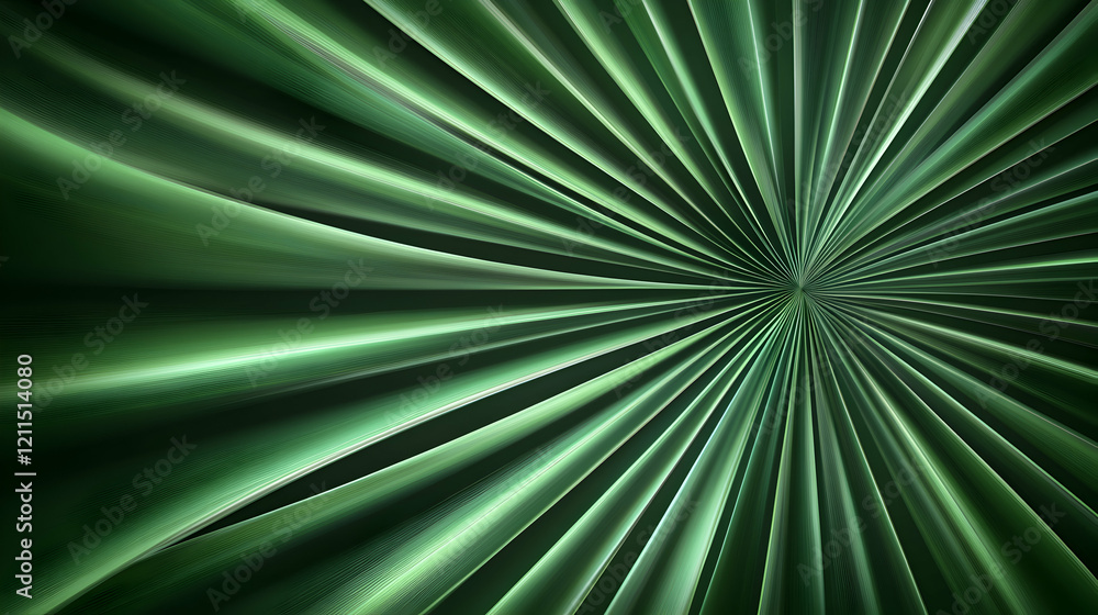 Abstract green light rays converging, dynamic energy background, design element Abstract green light rays converging, dynamic energy background, design element