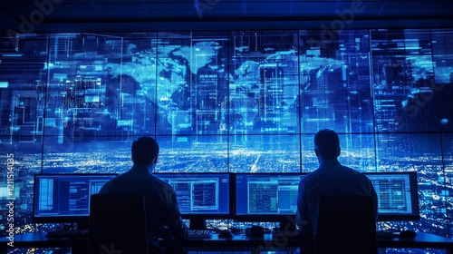 Operator And Engineer Monitor SCADA System Generative AI