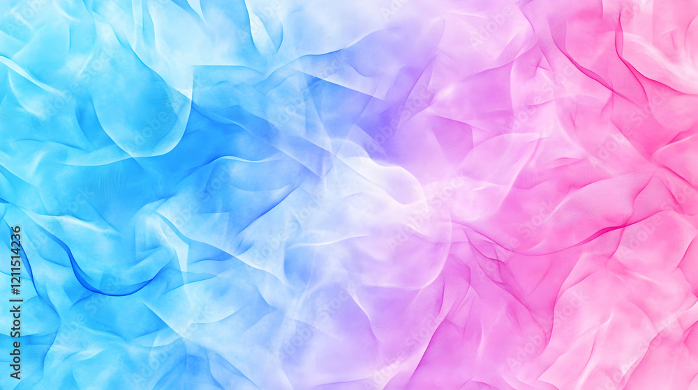 Obraz premium Abstract pastel blue pink swirl background texture; ideal for website header, social media post