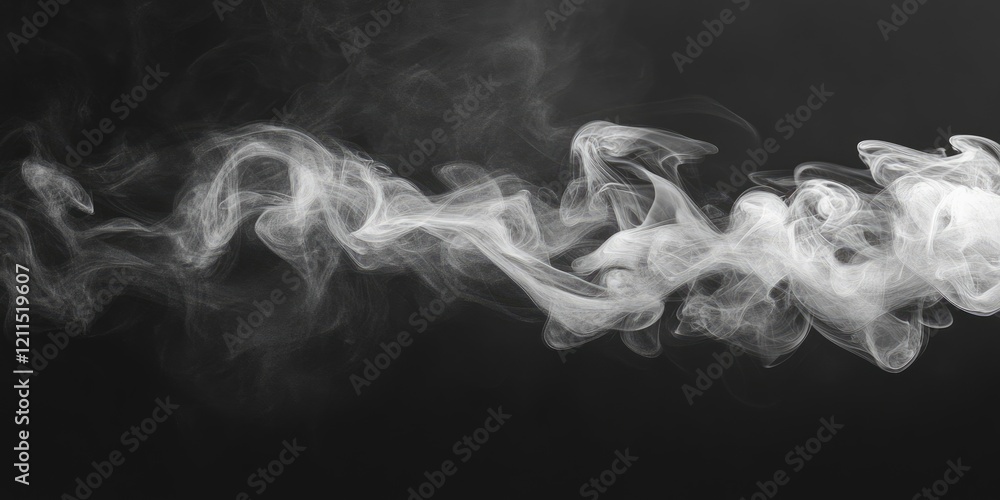custom made wallpaper toronto digitalGraceful white smoke swirls delicately against a solid black background with a smooth fluid motion creating an ethereal atmosphere