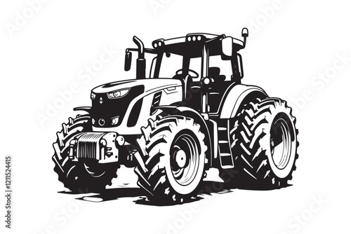 Wallpaper Mural Tractor Silhouette Design Bundle Torontodigital.ca