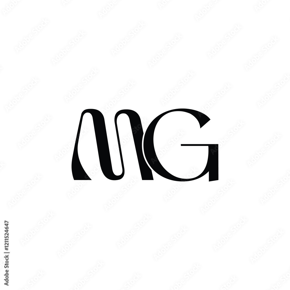 MG monogram logo design letter text name symbol monochrome logotype alphabet character simple logo MG monogram logo design letter text name symbol monochrome logotype alphabet character simple logo