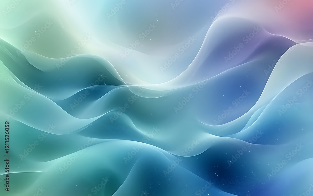 Fototapeta premium Abstract pastel waves background.
