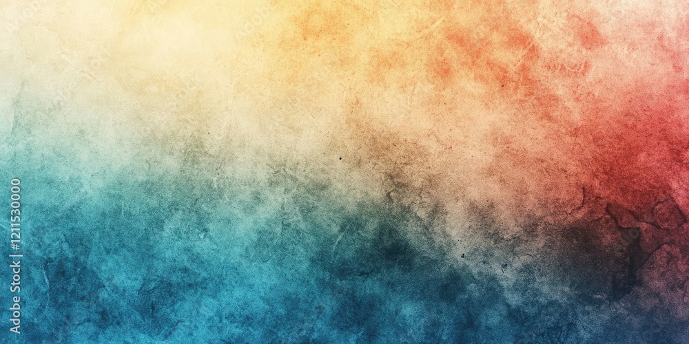 Pastel gradient background featuring soft transitions of red orange yellow and blue hues with a textured surface creating a vintage artistic effect Pastel gradient background featuring soft transitions of red orange yellow and blue hues with a textured surface creating a vintage artistic effect