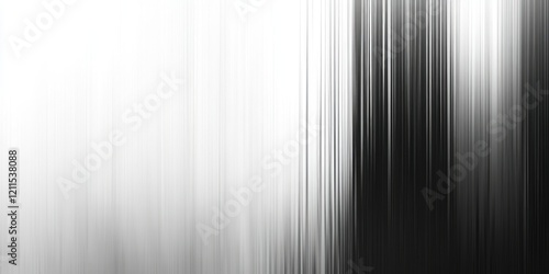 Glossy blurred background featuring a gradient of white to black with vertical lines creating a smooth and modern aesthetic for design applications.