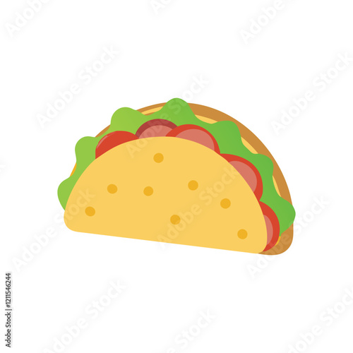  Savory Taco with Beef and Cheese Artwork