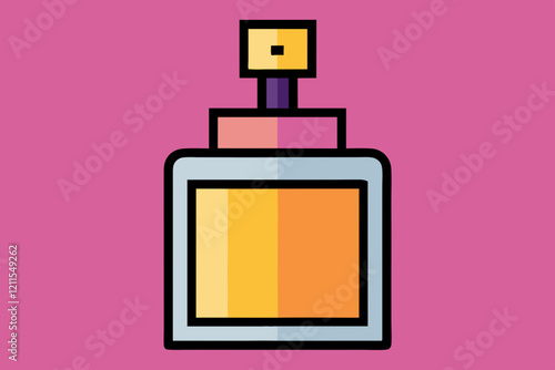 Perfume vector art illustration.