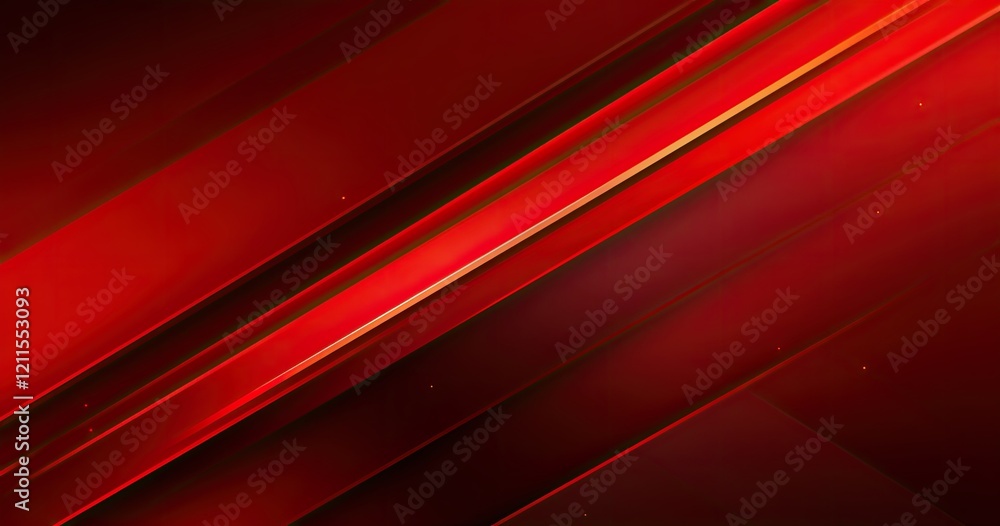 Obraz premium Abstract red diagonal lines create a dynamic and vibrant visual effect.