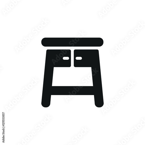 Night stand vector design templates simple and modern