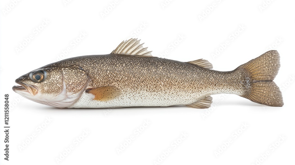Freshwater fish with distinctive scales and fins Freshwater fish with distinctive scales and fins