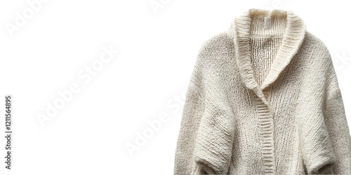 fur coat on a white background
