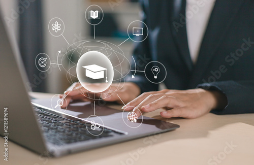 Learn computer training, e-learning lessons on the Internet and online seminars. Internet technology education features..