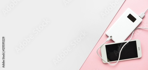 Power bank and mobile phone...
