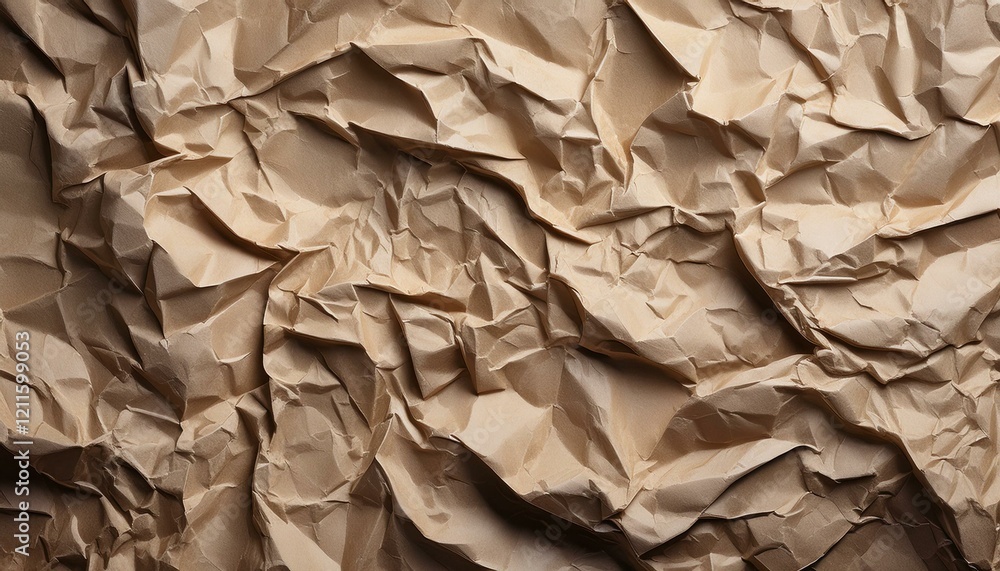 Crumpled Paper Texture. Generated image Crumpled Paper Texture. Generated image