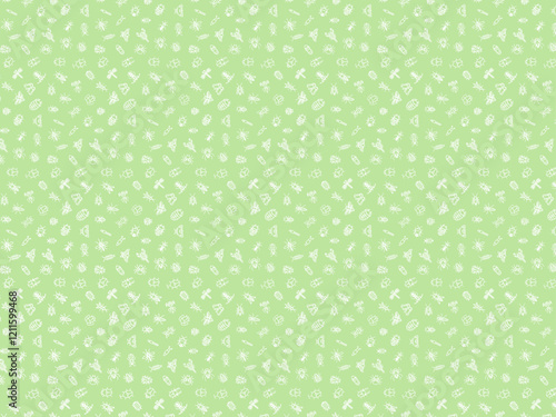 ミニ昆虫の壁紙イラスト