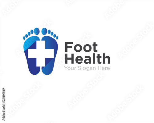Free Download cross foot health care logo designs for medical service - GFXLoad