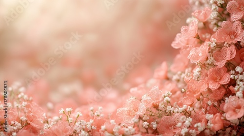 Delicate Pink and White Floral Dream