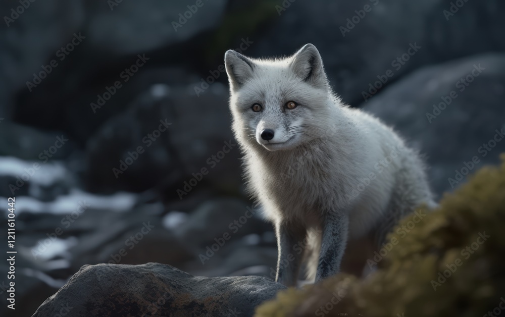 Arctic Fox in its Natural Habitat