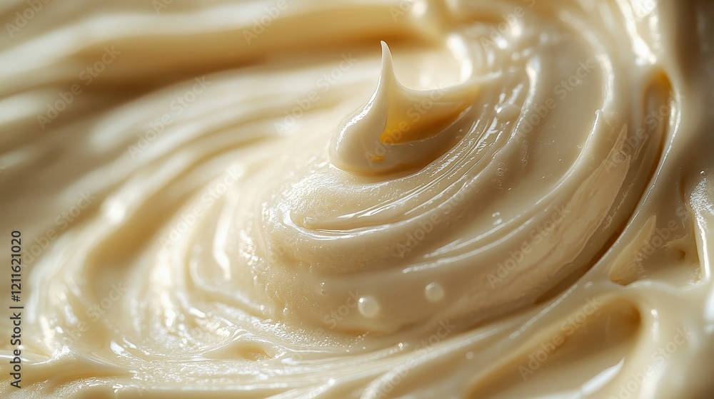 Cream swirls on skin showcasing texture and natural beauty in macro detail Cream swirls on skin showcasing texture and natural beauty in macro detail
