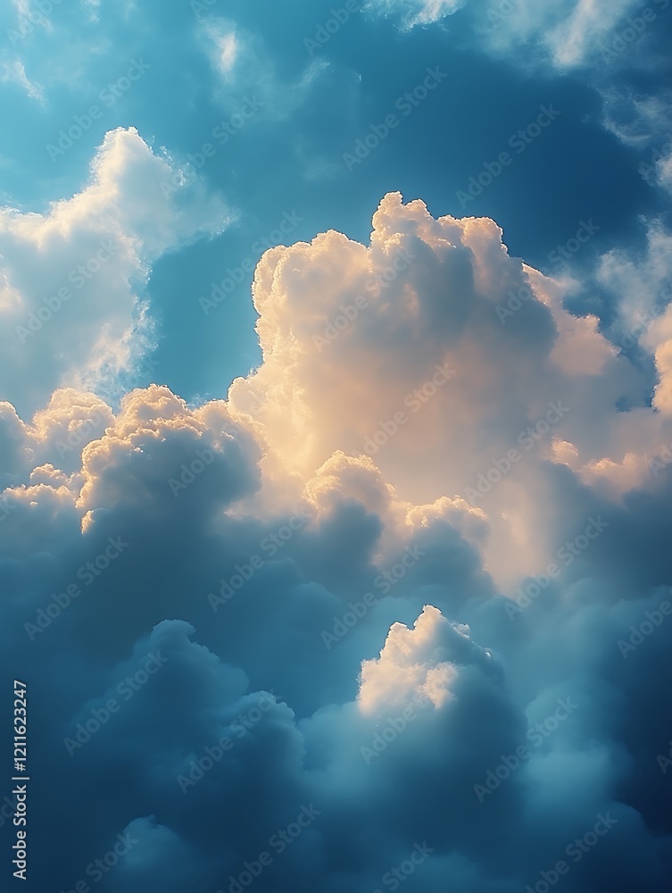 Dramatic sunset cloudscape with vibrant colors and textures. Dramatic sunset cloudscape with vibrant colors and textures.