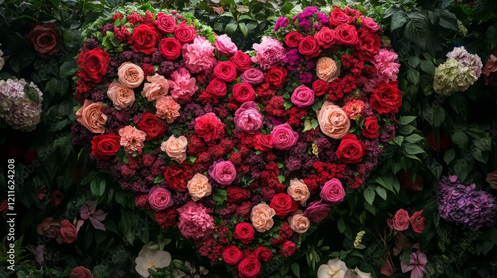 Heart Shaped Floral Arrangement Heart Shaped Floral Arrangement