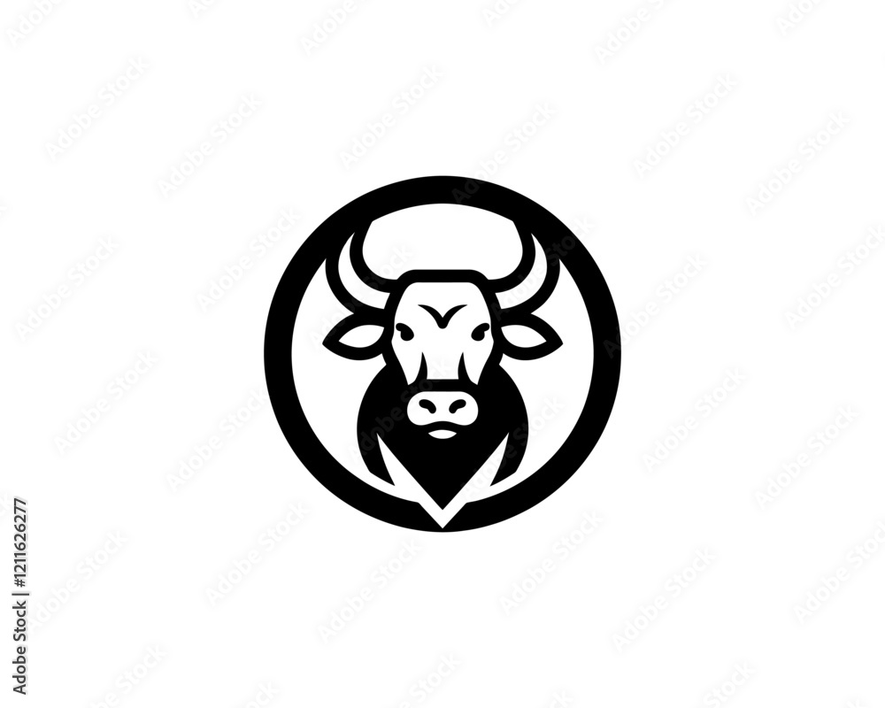 Cow logo vector. Animal farm. Cow icon vector illustration. Cow logo vector. Animal farm. Cow icon vector illustration.