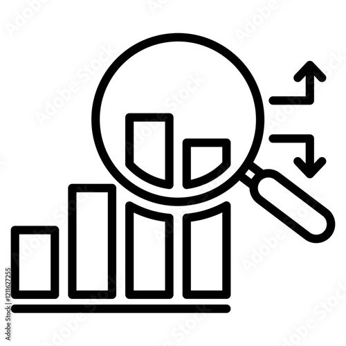 fundamental analysis single icon