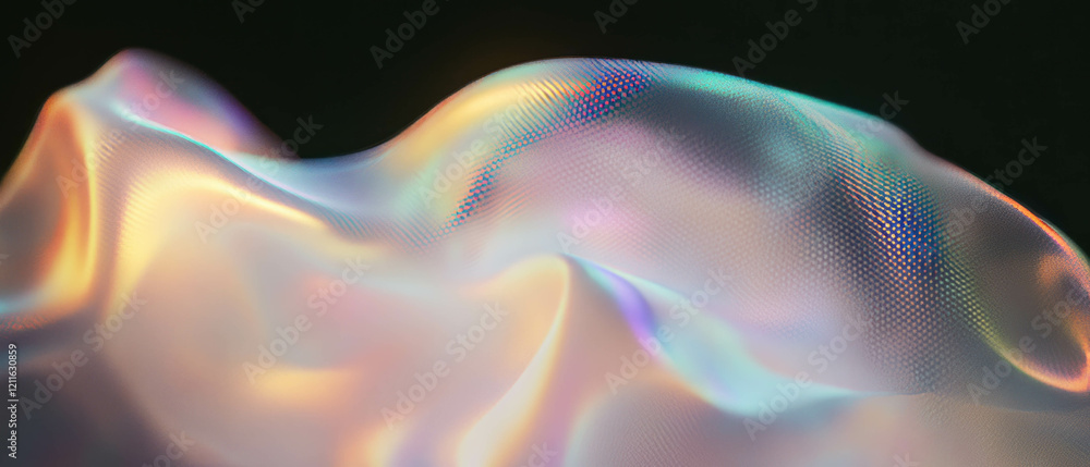 Fototapeta premium Dynamic abstract smoke patterns with vibrant colors and modern art aesthetics