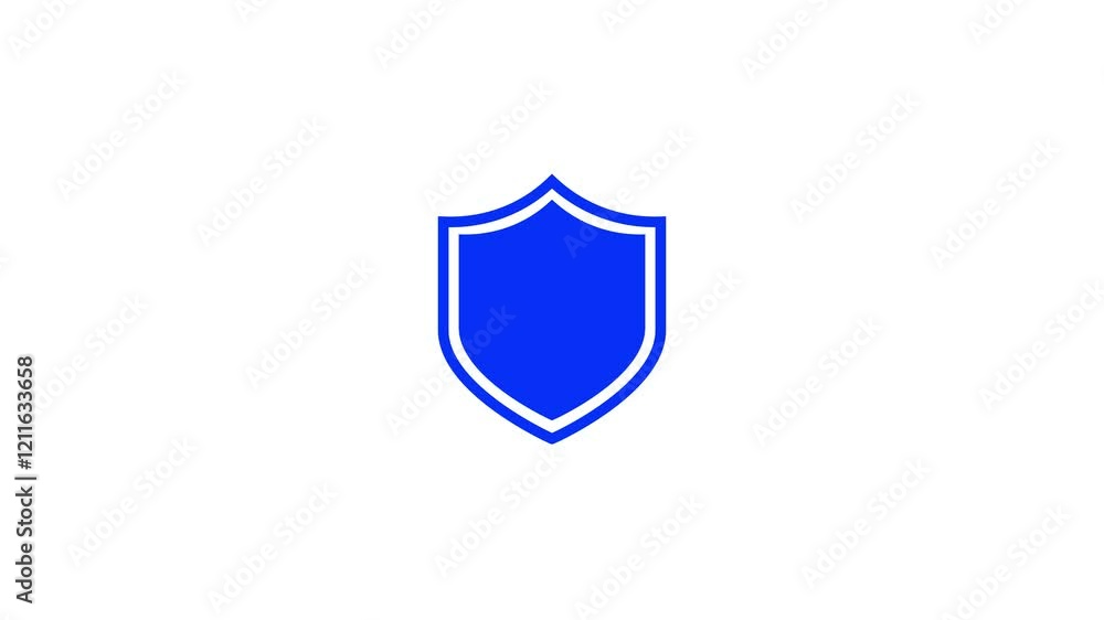 Shield Icon Animation in 4K – High-Quality Stock Video Featuring Modern Security and Protection Symbolism – Ideal for Cybersecurity, Privacy, Defense and Technology Projects. Shield Icon Animation in 4K – High-Quality Stock Video Featuring Modern Security and Protection Symbolism – Ideal for Cybersecurity, Privacy, Defense and Technology Projects.