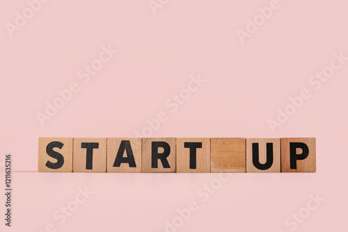 Cubes with word STARTUP on ...