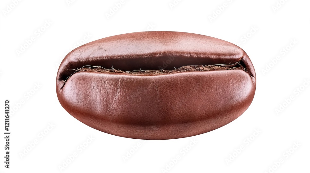 Close-Up of Roasted Brown Coffee Bean Close-Up of Roasted Brown Coffee Bean