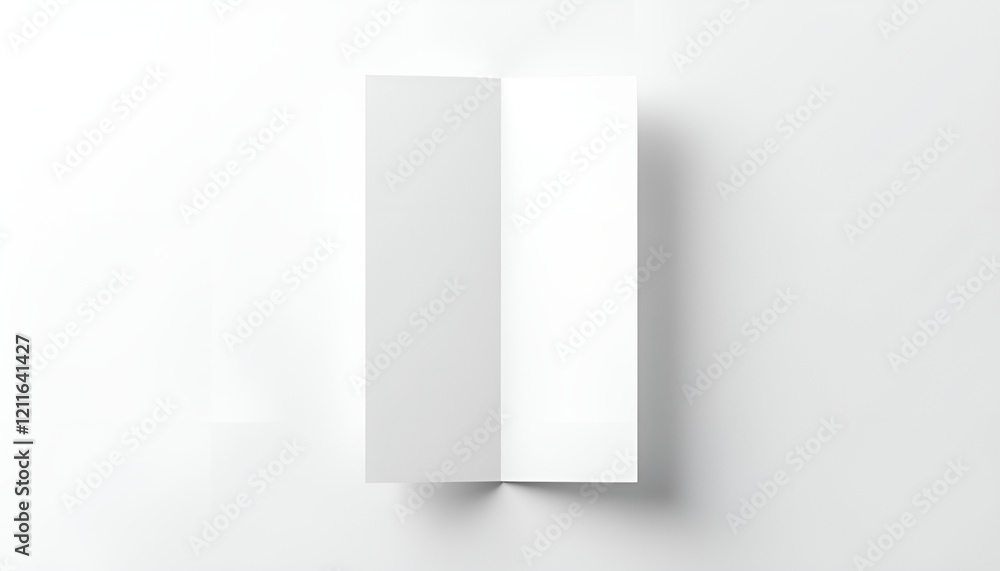 Blank open book on a white background with copy space Blank open book on a white background with copy space