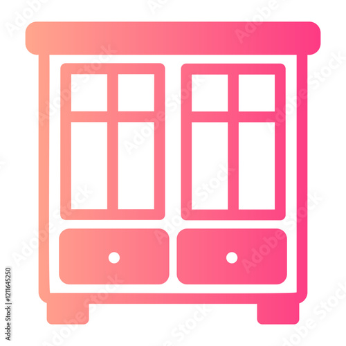 Cabinet gradient icon