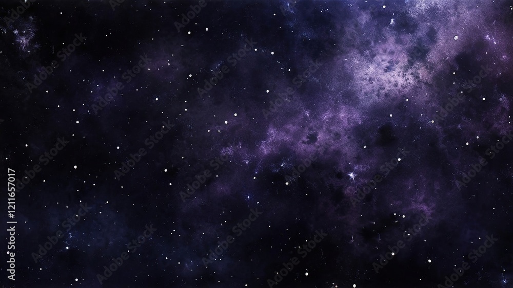 Cosmic Nebula Purple interstellar clouds, distant stars, space background, perfect for science fiction Cosmic Nebula Purple interstellar clouds, distant stars, space background, perfect for science fiction