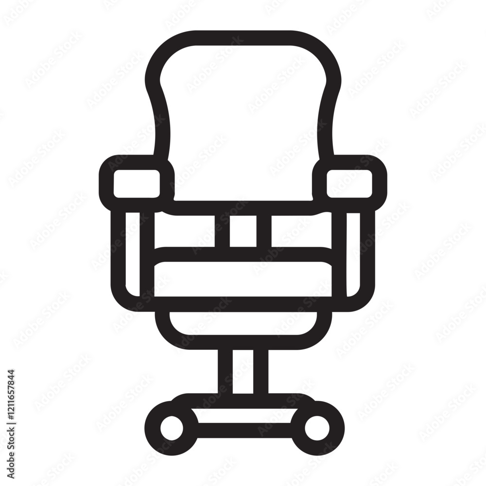 Fototapeta premium Office Chair line icon