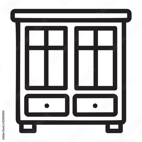Cabinet line icon