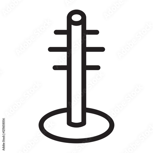 coat rack line icon