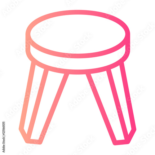 stool gradient icon