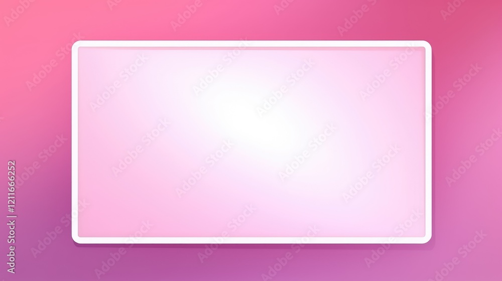 A soft pink gradient background with a white rectangular frame, ideal for graphic design. A soft pink gradient background with a white rectangular frame, ideal for graphic design.
