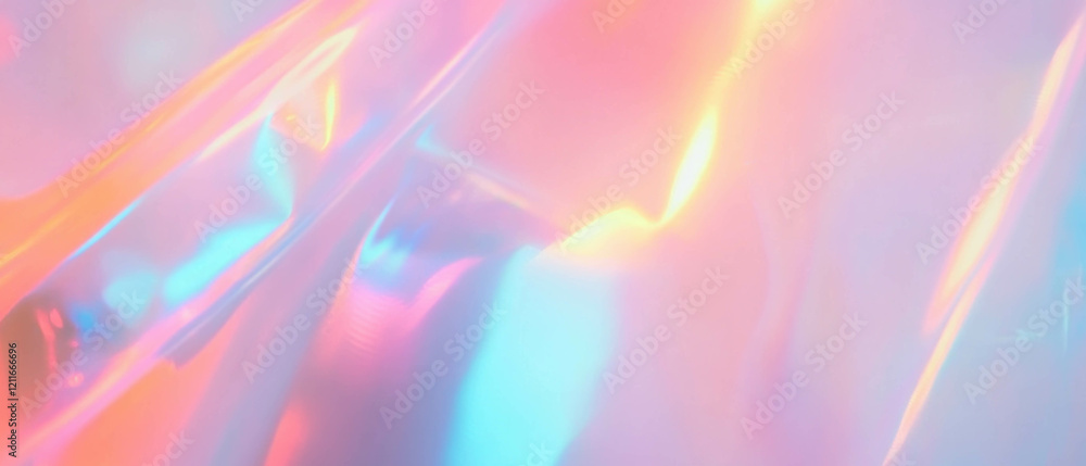 Elegant soft holographic foil background with space for logo and stylish banner design Elegant soft holographic foil background with space for logo and stylish banner design