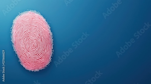 Fake news and Misinformation Media Concept, Digital Fingerprint Symbolizing Authenticity and Trust in an Era of False Information and Fabrication