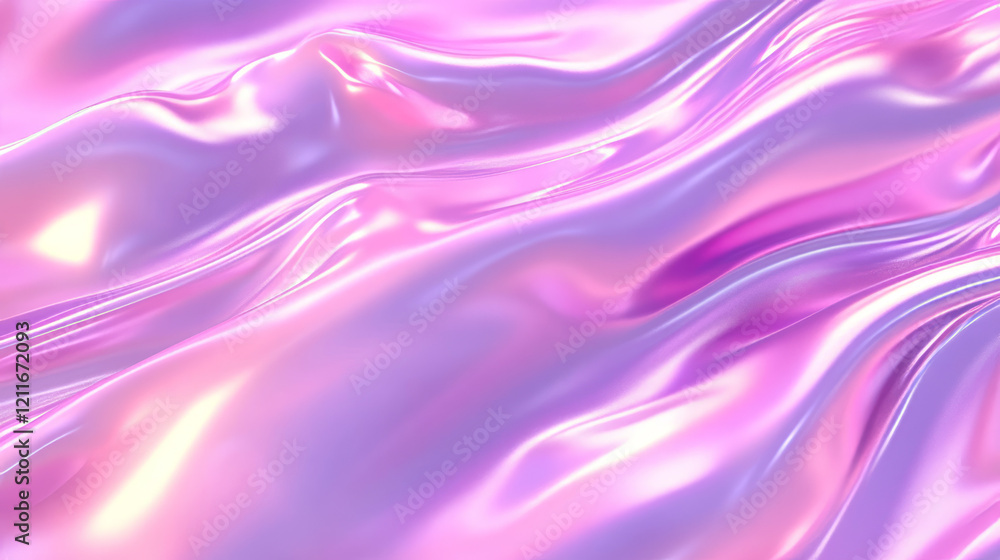 iridescent pink purple silk texture with shimmering holographic background highlighting glossy pastel satin and pearlescent flowing abstract materials for elegant reflective fabric design iridescent pink purple silk texture with shimmering holographic background highlighting glossy pastel satin and pearlescent flowing abstract materials for elegant reflective fabric design