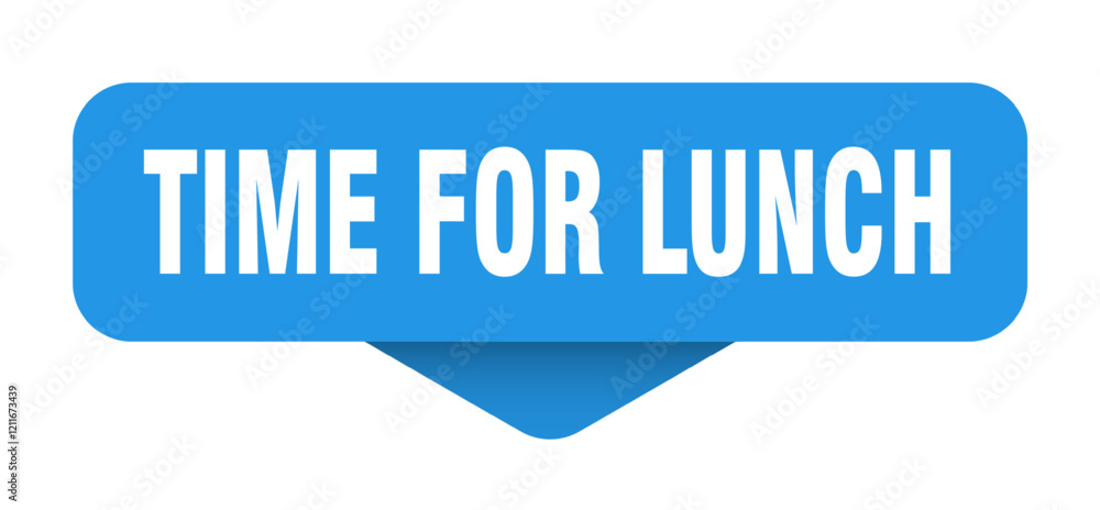 time for lunch sticker. time for lunch sign on transparent background time for lunch sticker. time for lunch sign on transparent background