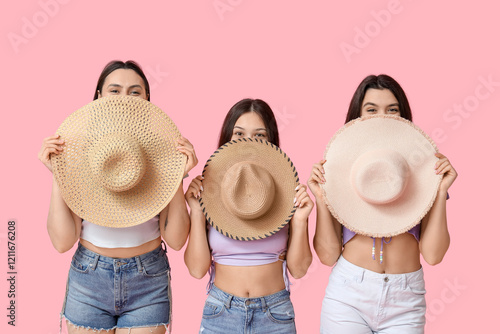 Beautiful young women with ...